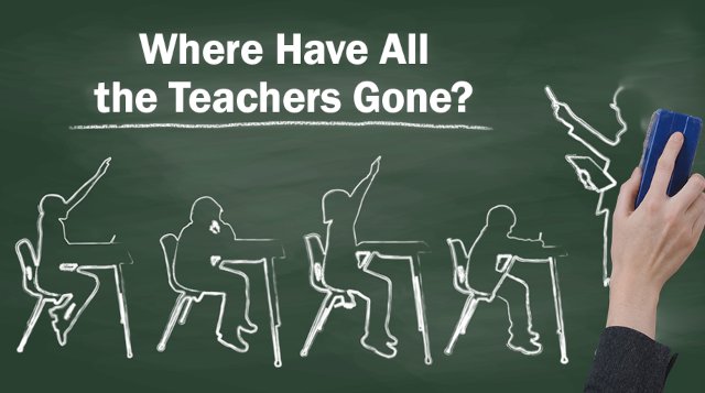 Where have all the male teachers gone?