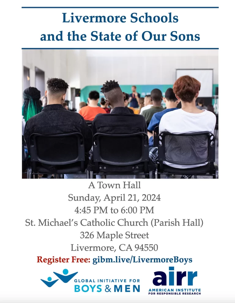 "Education and the State of Our Sons" : Live Event in Livermore, California